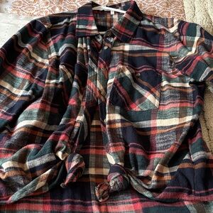 Maurices Multicolor Plaid Shirt